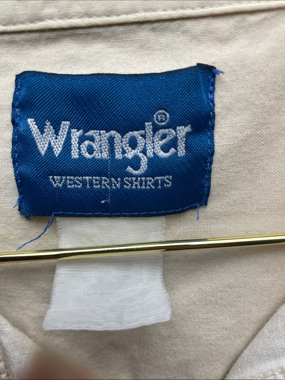 Wrangler Vintage Pearl Snap Horse Print Long Sleeve - Picture 4 of 6